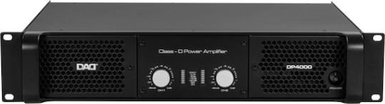 DAD DP4000 PA Power Amplifier 2 Channels 1750W/4Ω 1000W/8Ω