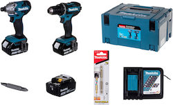 Makita DLX2339JX1 Akkubetriebene Werkzeugsets Bohrschrauber & Schlagschrauber Makita DLX2339JX1 Akkubetriebene Werkzeugsets Bohrschrauber & Schlagschrauber