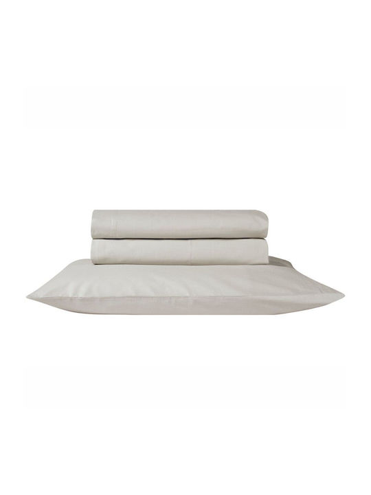 Kentia Чаршаф King Size 270x270см. Essential Ecru