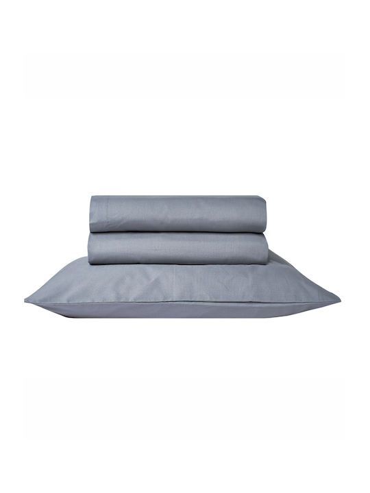 Kentia Cearșaf Single 160x270cm. Essential Gri ...