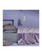 Kentia Notte Κουβέρτα Βελουτέ Ημίδιπλη 180x220εκ. 42 Mauve