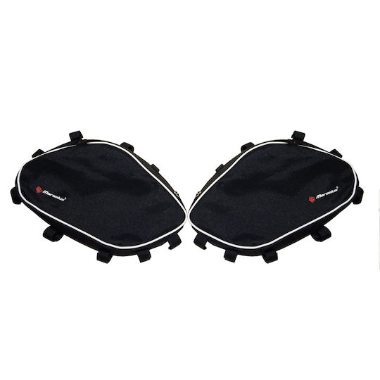 Marselus Motorcycle Hard Side Case Set in Black Colour