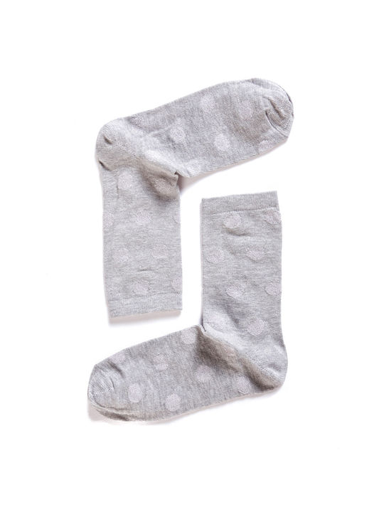 Comfort Women's Patterned Socks Gray