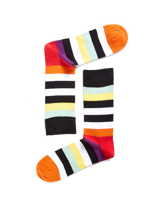 Comfort Ανδρικές Κάλτσες με Σχέδια Πολύχρωμες