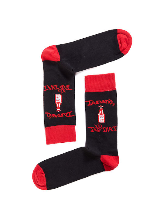 Comfort Socks with Design Black