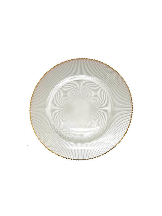 Round Glass Serving Platter Ø