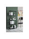 Bibliothek Kenya Schwarz 60x26x150cm