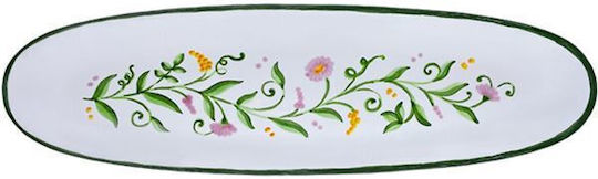 Terra Antica Oval Porcelain Serving Platter White
