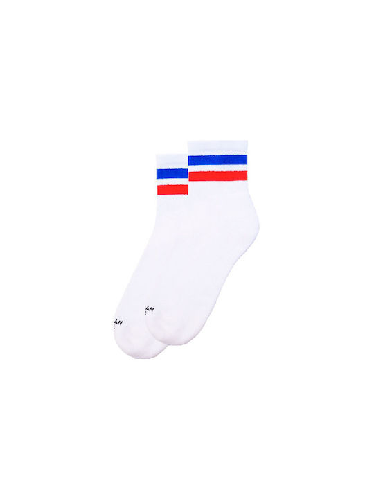 American Socks American Pride Gemusterte Socken Weiß 1Pack