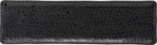 Costa Nova Servierplatte Oval Keramik Schwarz 36.4x10.3cm 1Stück