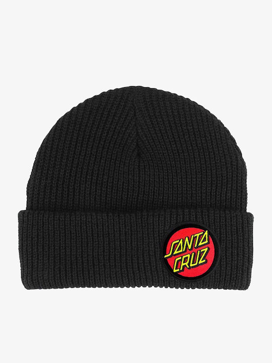 Classic Dot Beanie Unisex Beanie Knitted in Black color