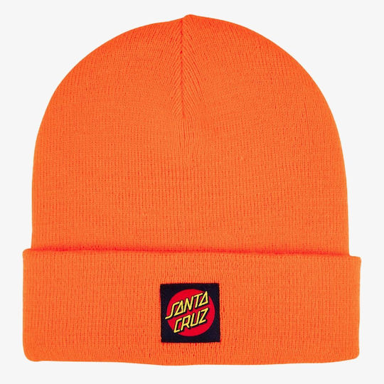 Classic Label Beanie Unisex Beanie Gestrickt in Orange Farbe