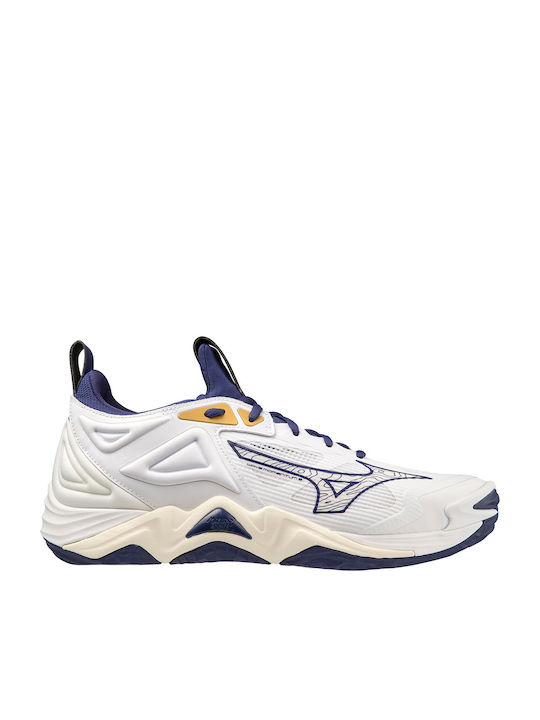 Mizuno Wave Momentum 3 Ανδρικά Αθλητικά Παπούτσια Βόλεϊ Λευκά