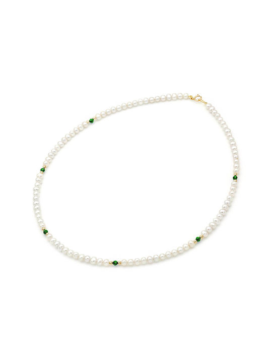 Ortaxidis Halskette mit Perlen