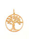 PS Silver Tree from Gold Plated Silver with Diamond