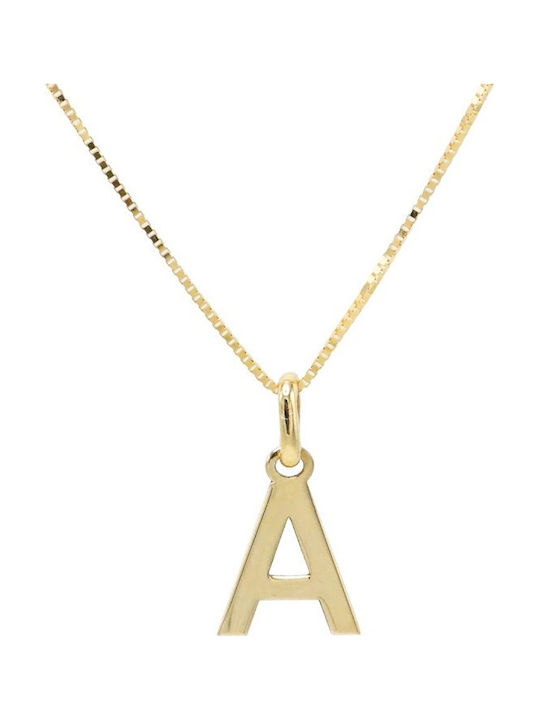 Ortaxidis Monogram "A" from Gold 14K