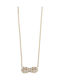 George Art Jewels Κολιέ Άπειρο από Χρυσό 9Κ