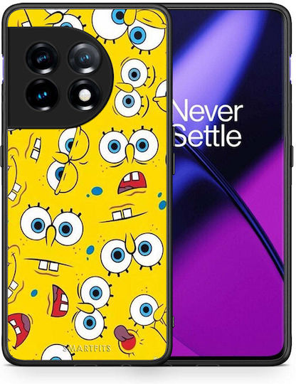 Smartfits Popart Sponge Back Cover Κίτρινο (OnePlus 11)