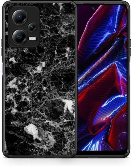 Smartfits Marble Male Задна корица Черен (Poco X5)