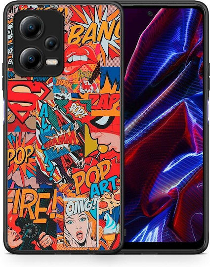 Smartfits Popart Omg Back Cover Multicolour (Poco X5)