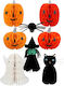 Carnival Accessory Black for Halloween 10pcs