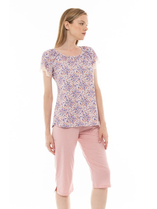 Pink Label Winter Women's Pyjama Set Purple