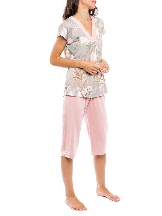 Pink Label Winter Damen Pyjama-Set