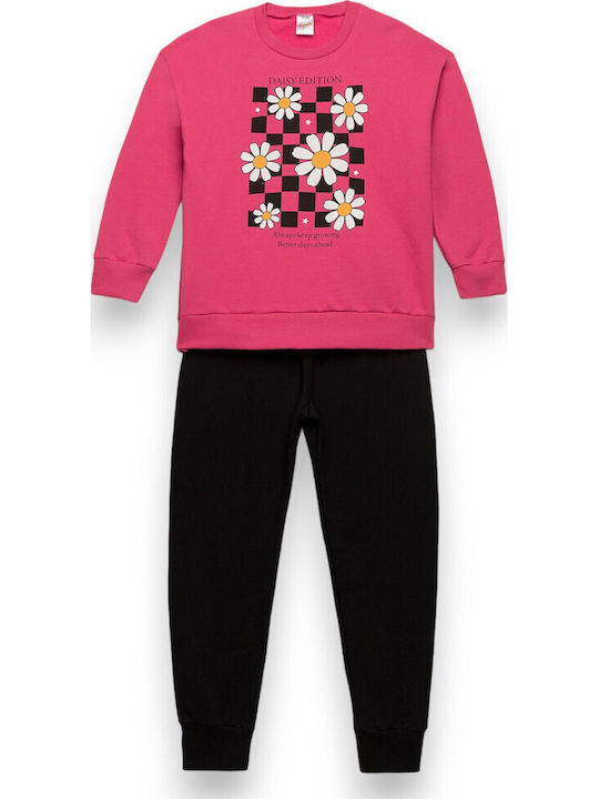 Minerva Kids' Pajamas Winter Fuchsia Smile