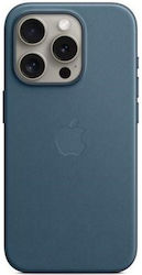 Apple Finewoven Coperta din spate Tesatura Albastru (iPhone 15 Pro Max)