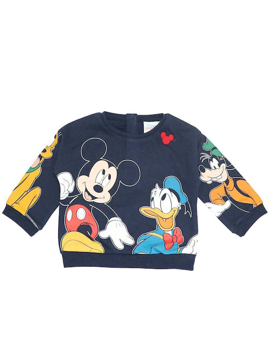 Disney Παιδικό Φούτερ Navy Μπλε