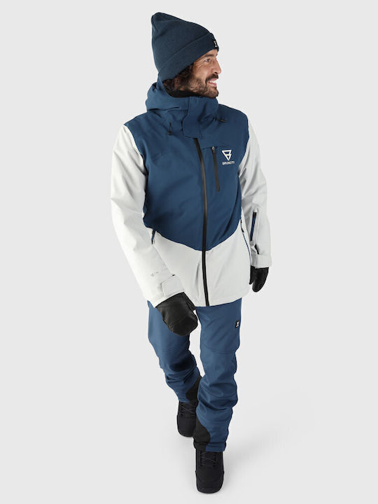 Huygens Herren-Sweatpants mit Gummizug Blau
