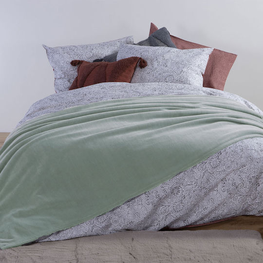 Nef-Nef Homeware Cosy Μονή 160x220εκ. Sea green