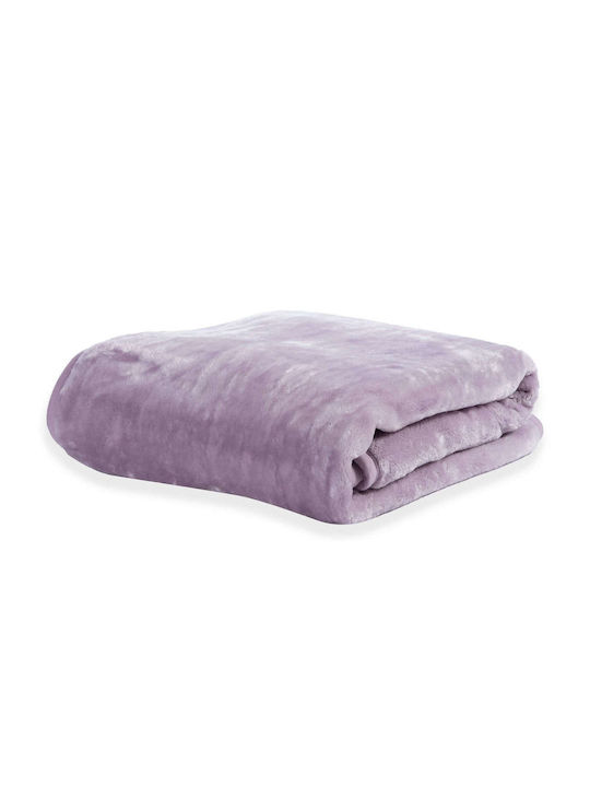 Nef-Nef Loft Blanket Velvet Single 160x220cm. Lilac