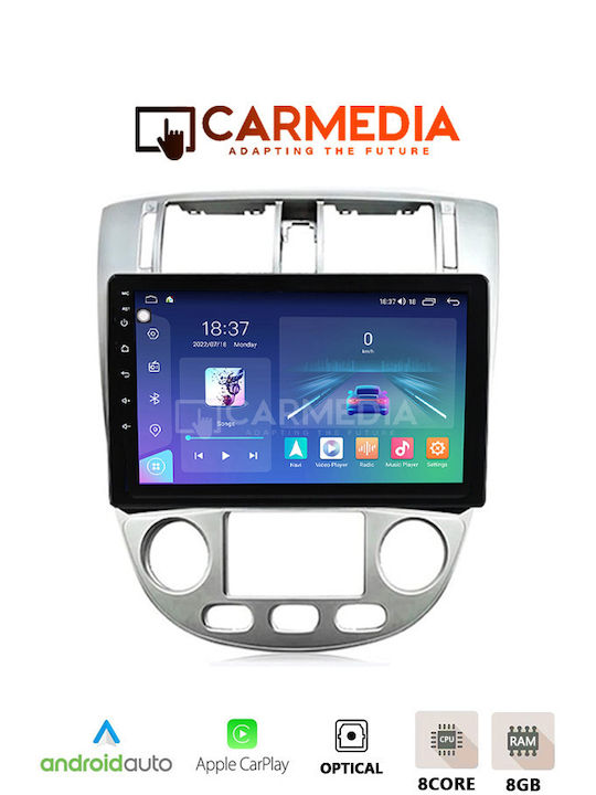 Carmedia Sistem Audio Auto pentru Chevrolet Lacetti 2005 (Bluetooth/USB/WiFi/GPS/Apple-Carplay/Android-Auto) cu Ecran Tactil 9"