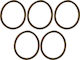 Eurostil Set Hair Scrunchies 5 Pieces