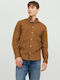 Long-sleeved Corduroy Shirt Otter