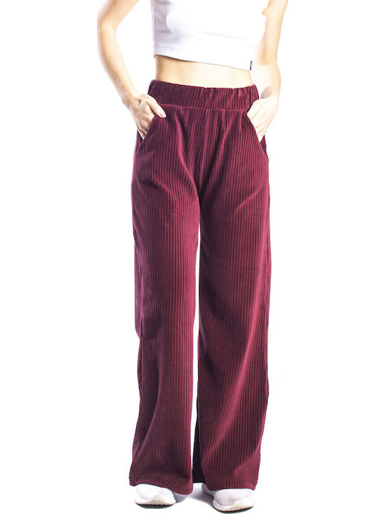 Paco & Co Pantaloni de Trening Burgundy