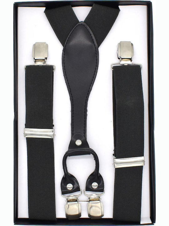 Suspenders Monochrome Gray
