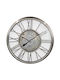 Zaros Wall Clock Metallic Gray Ø86cm