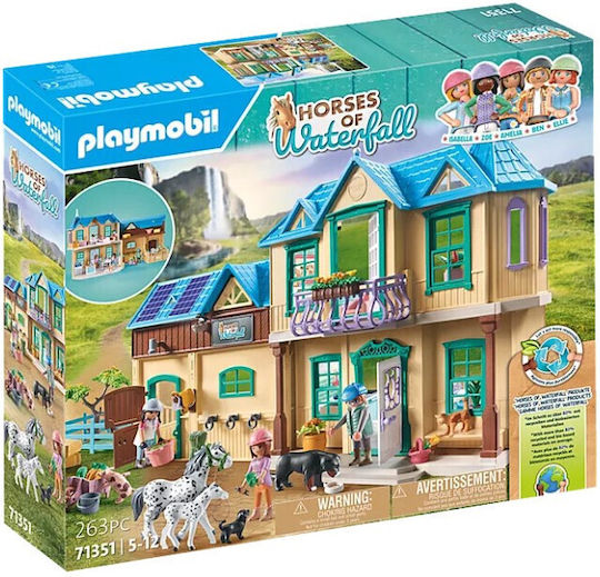 Playmobil Pferde des Wasserfalls Große Ranch für 5-12 Jahre