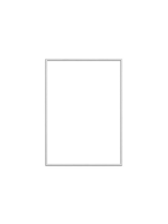 Poster & Frame Κορνίζα Ξύλινη με Λευκό Πλαίσιο