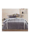 Nef-Nef Homeware Duvet Cover Single 160x220cm Versan Grey