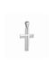 Papoulidis Jewellery Women's White Gold Cross 14K