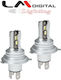 LM Digital Λάμπες H4 LED 12V 2τμχ