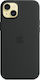 Apple Silicone Back Cover Black (iPhone 15 Plus)