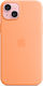 Apple Silicone Back Cover Orange (iPhone 15 Plus)