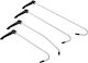 vidaXL for Car Dents Silver 4pcs