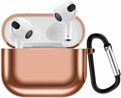Airpods 3 Soft Калъф с кука в Меден цвят за Apple AirPods 3