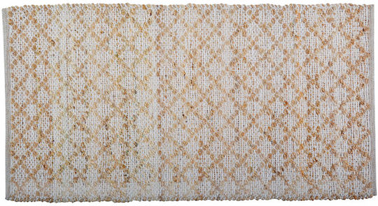 Ankor Teppich Rechteckig Sommer aus Jute Beige