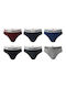 Uomo Men's Slips Multicolour 6Pack